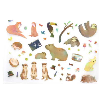 Irodo Decorative Fabric Transfer Sticker – Exotic Animals