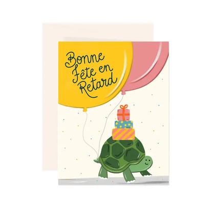 Bonne Fete en Retard Card
