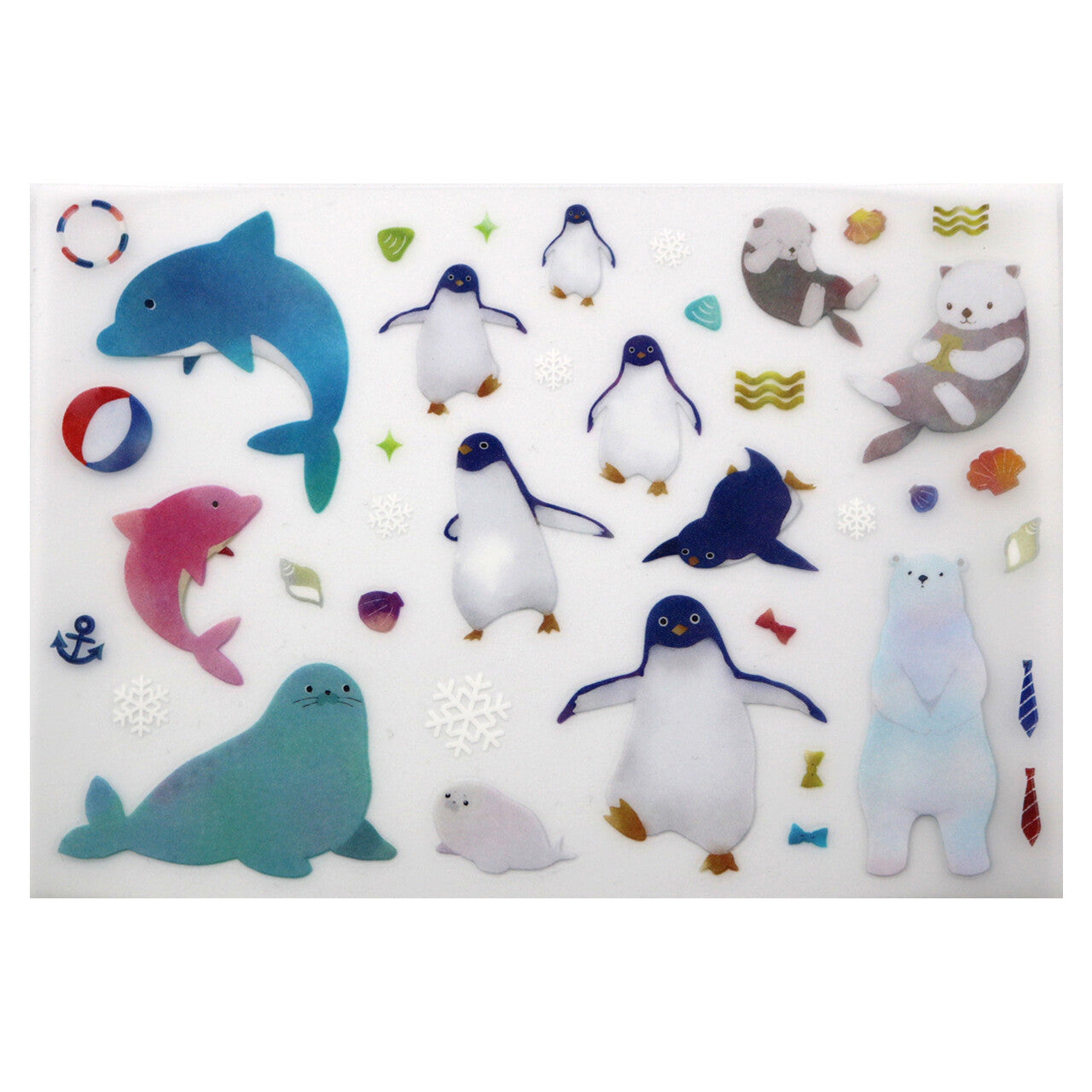 Irodo Decorative Fabric Transfer Sticker – Aquarium 2