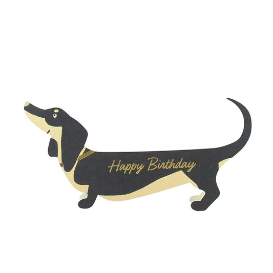 Dachshund Birthday Card