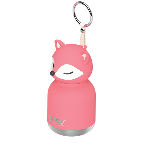 Mini Besties Pink Fox Water Bottle