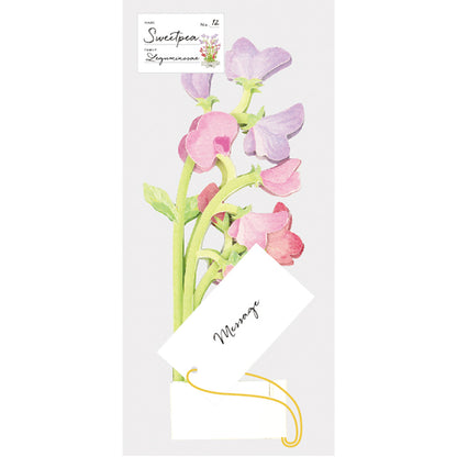 Pop-up 360 Blooming Card Sweet Pea
