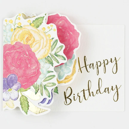 Pop-up Mini Card Mixed Flower