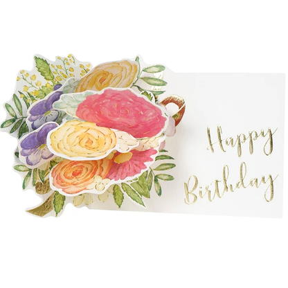 Pop-up Mini Card Mixed Flower