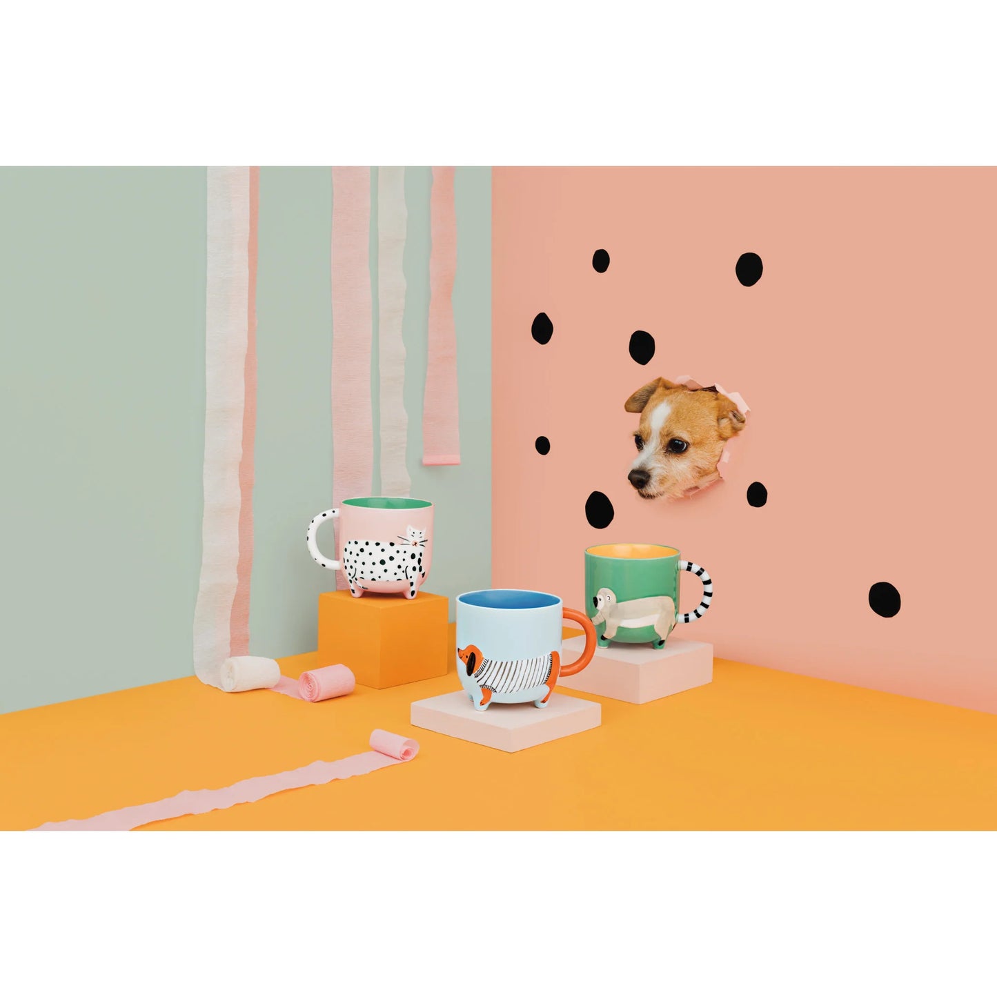 Critter Mug 15oz Dotty Cat