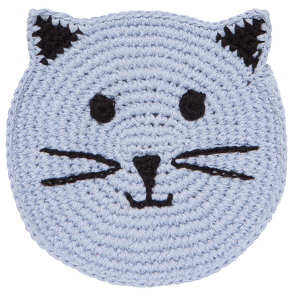 Meow & Furever Crochet Coasters Set of 4 Assorted
