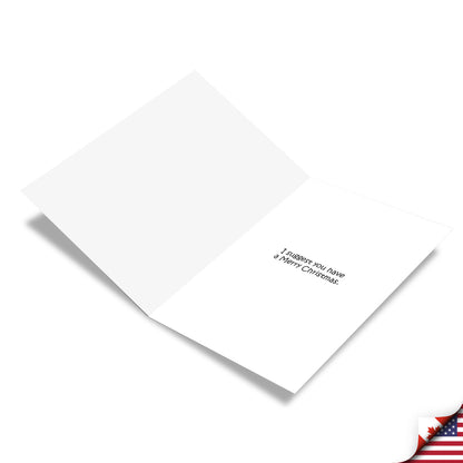Santa Suggestion Box Christmas Card