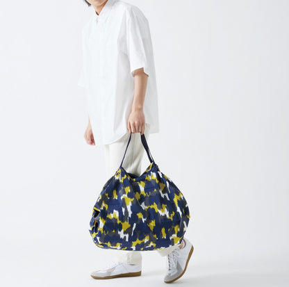 Shupatto Compact Reusable Bag – Large, Kokage Shades of Trees