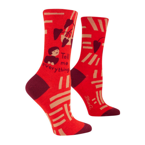 Women's Crew Socks Tell Me
