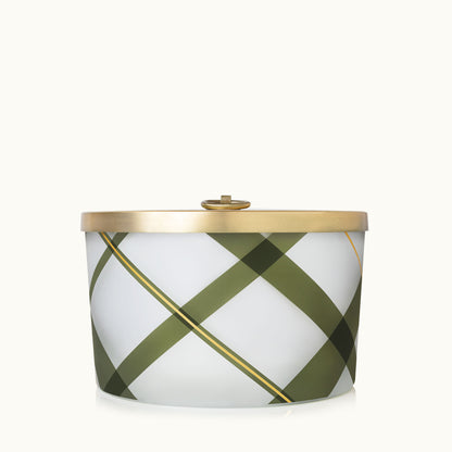 Frasier Fir Plaid Large 3-Wick Poured Candle