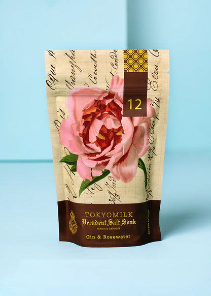 Gin And Rosewater Salt Soak No. 12
