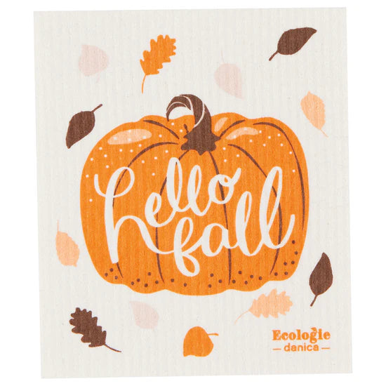 Swedish Dishcloth Hello Fall