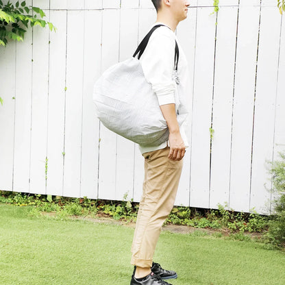 Shupatto Compact Reusable Bag Large Sen Stripe