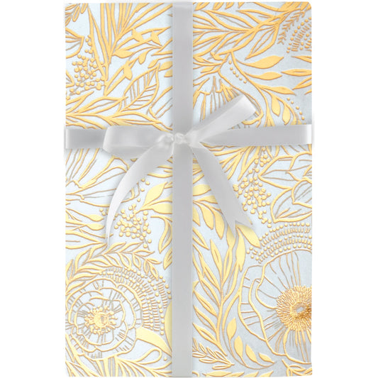Golden Floral Roll Wrap