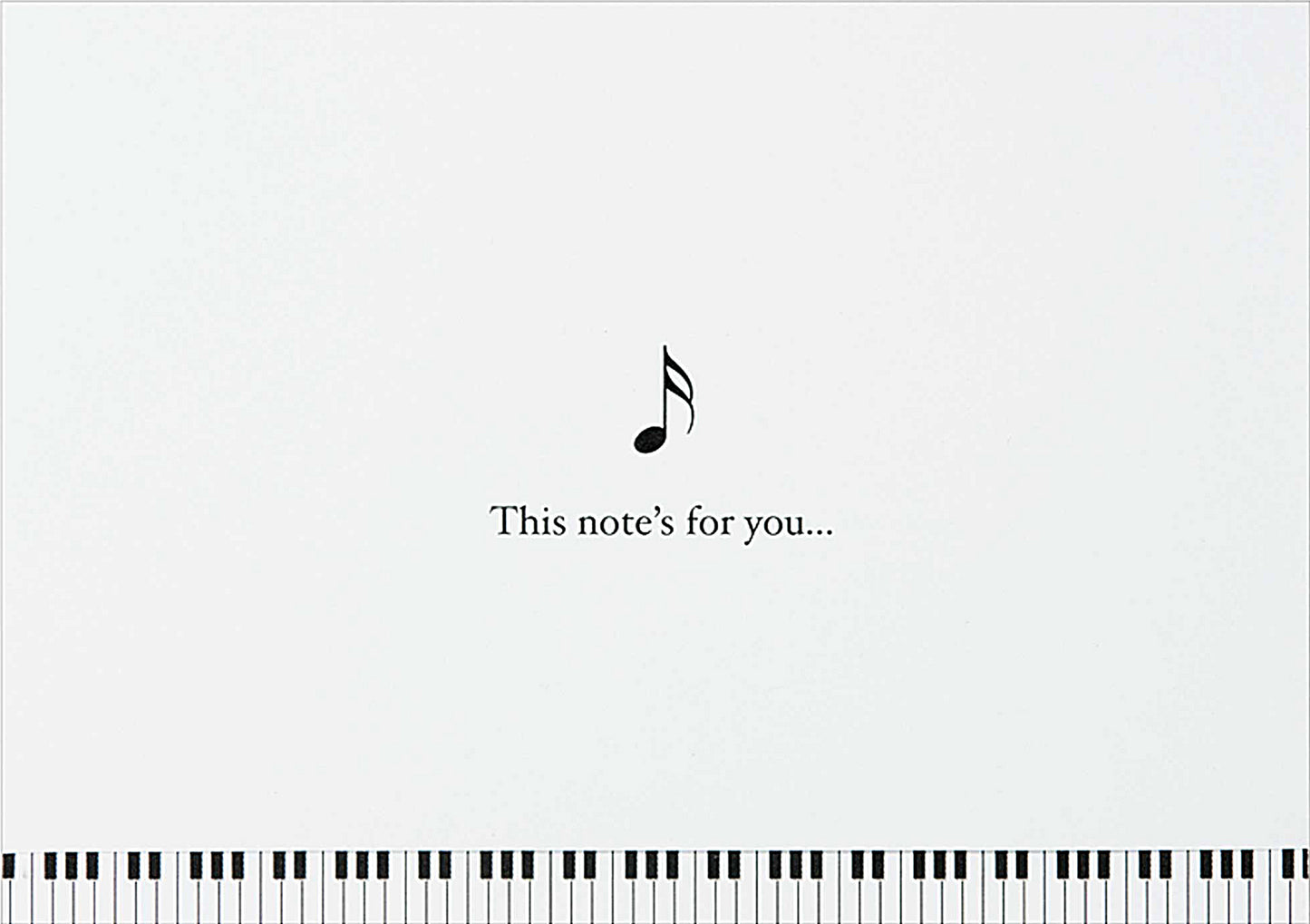 Music Blank Boxed Note Cards