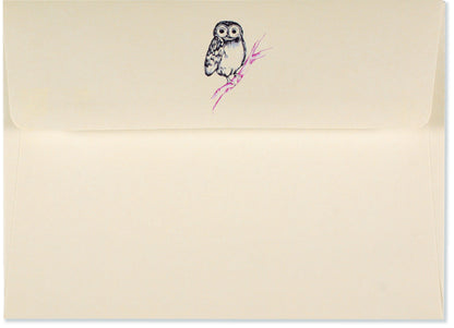 Owl Portrait Blank Boxed Cards