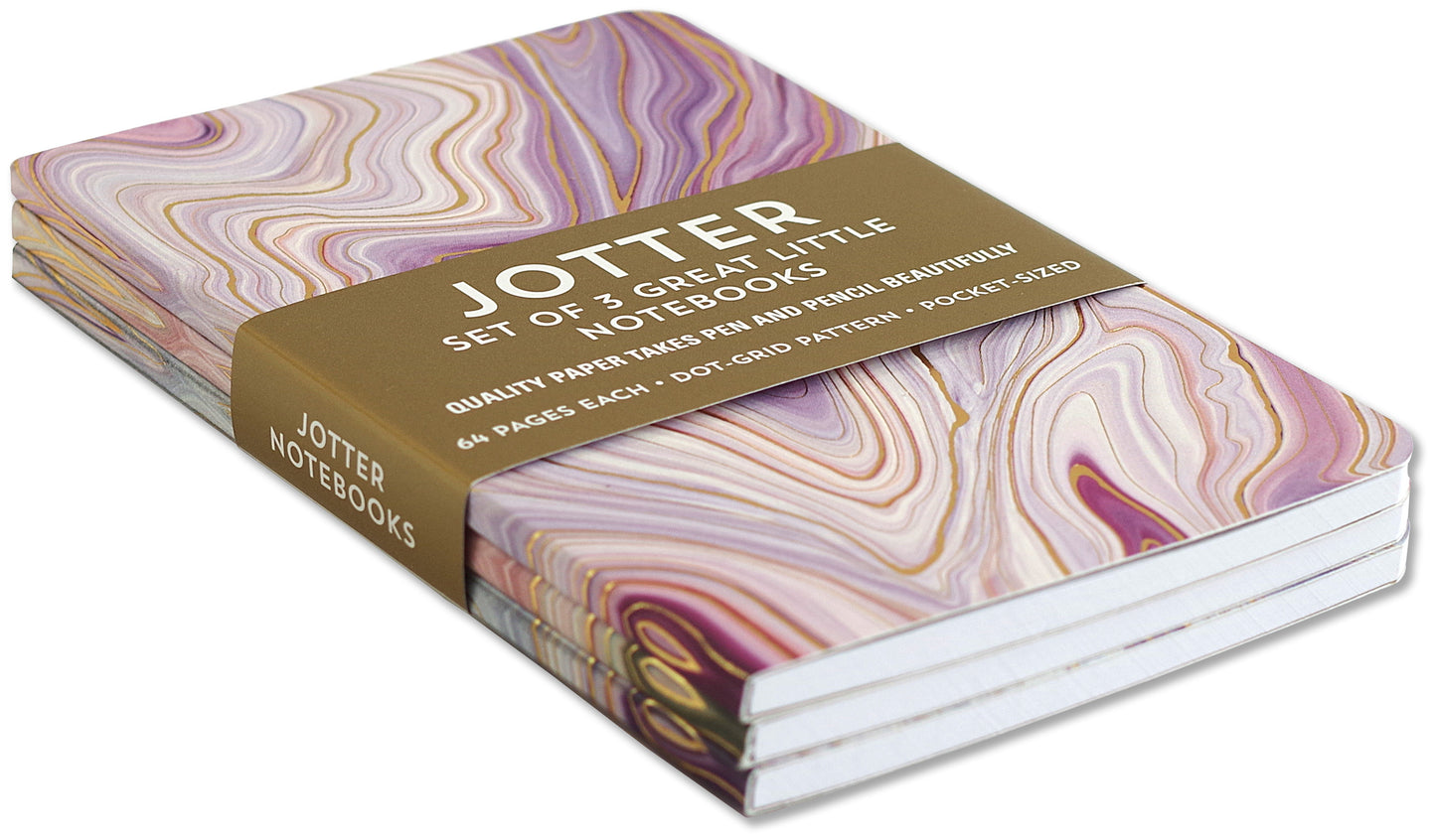 Jotter Agate Notebook Set of 3