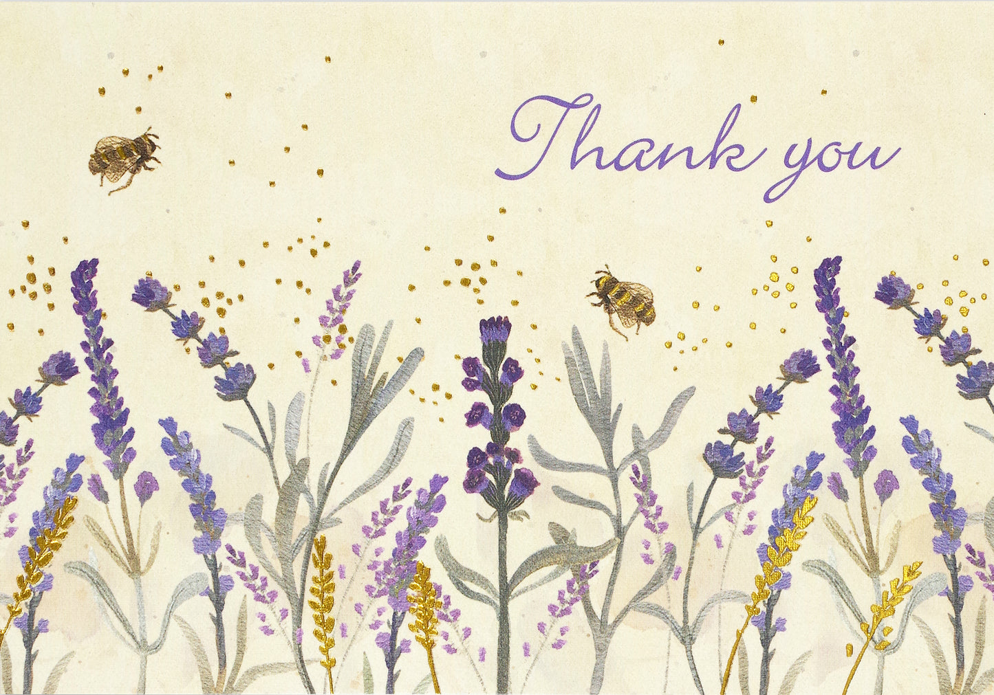 Lavender & Honey Thank You Boxed Cards