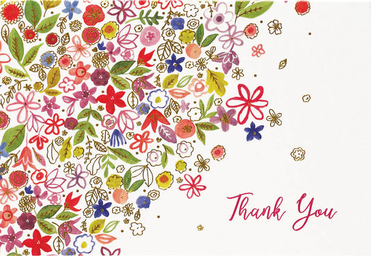 Floral Daydream Thank You Boxed Notecards