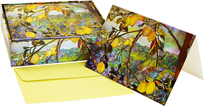 Tiffany Lemon Tree Blank Boxed Cards