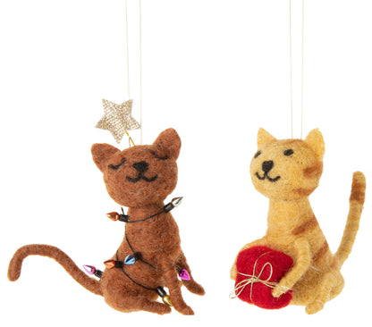 Felt Cat Ornament