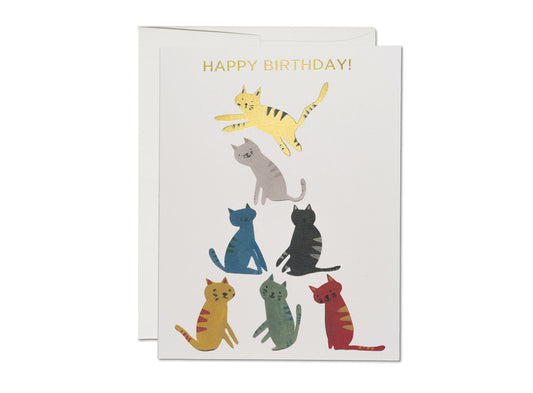Gold Kitty Card