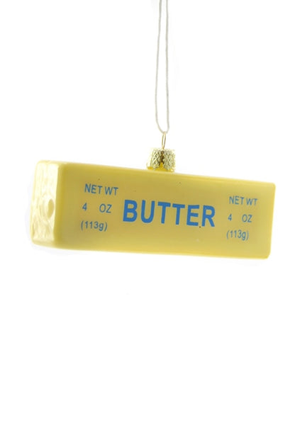Stick Of Butter Glass Ornament