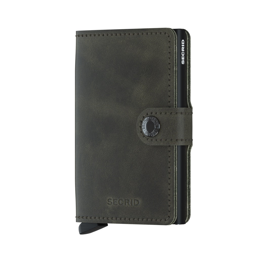 Miniwallet Vintage Olive-Black