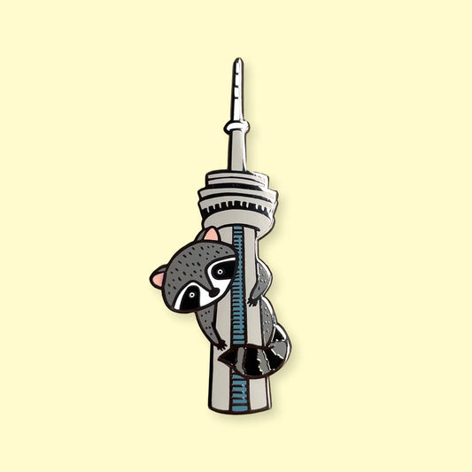 @39 Tower Raccoon Enamel Pin