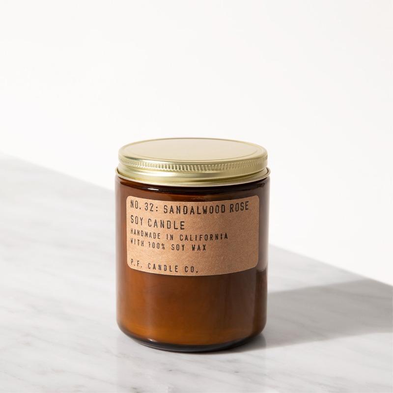 Sandalwood Rose 7.2oz Soy Candle