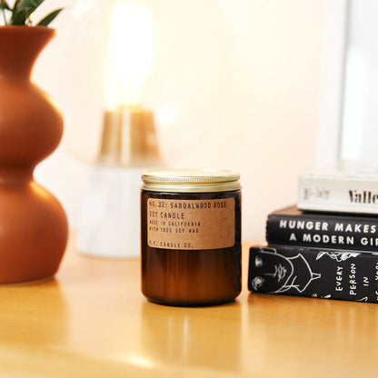 Sandalwood Rose 7.2oz Soy Candle