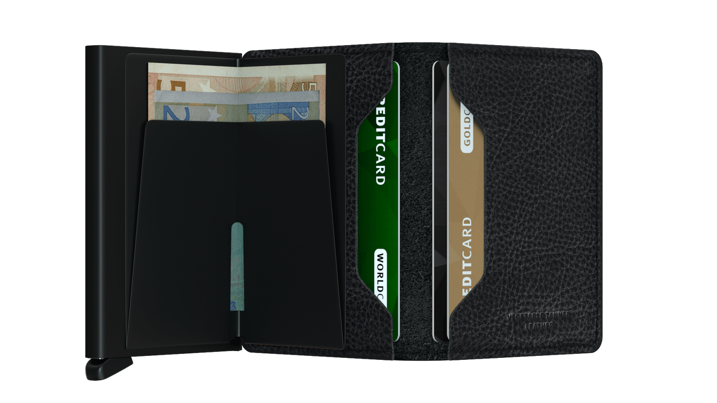 Slimwallet Veg Black-Black