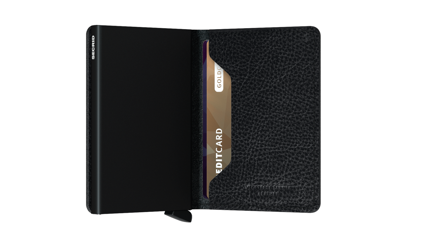 Slimwallet Veg Black-Black