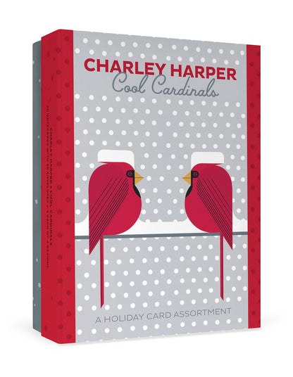 Charley Harper Cool Cardinals Holiday Boxed Cards