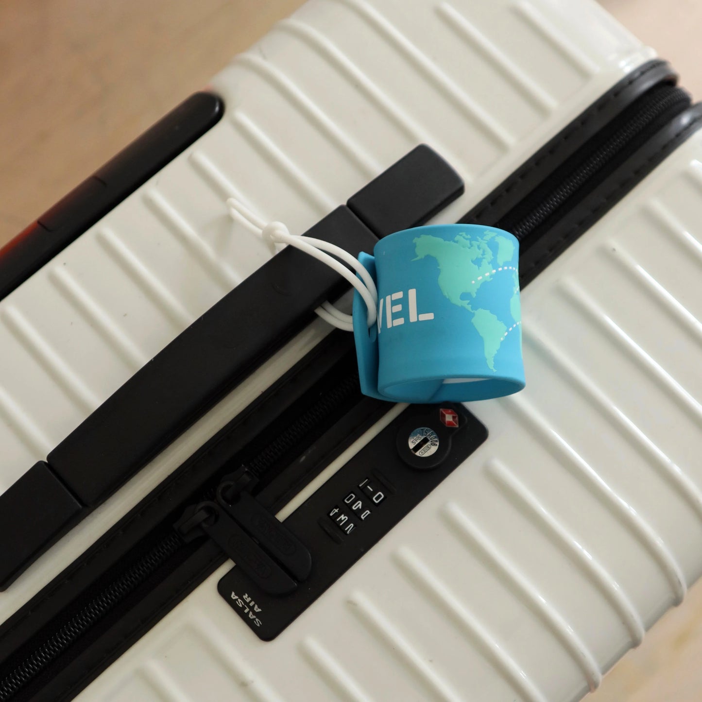 Blue Slap Luggage Tag