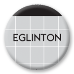 Toronto Subway Buttons - Yonge Line