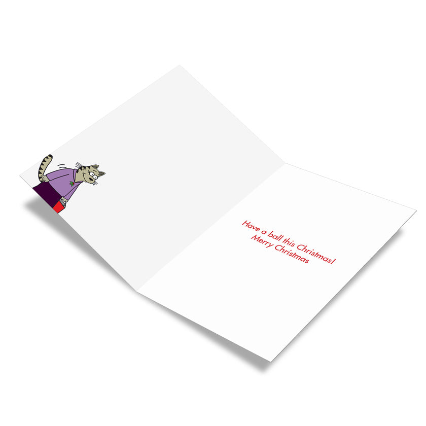 Crumpled Receipt Christmas Card