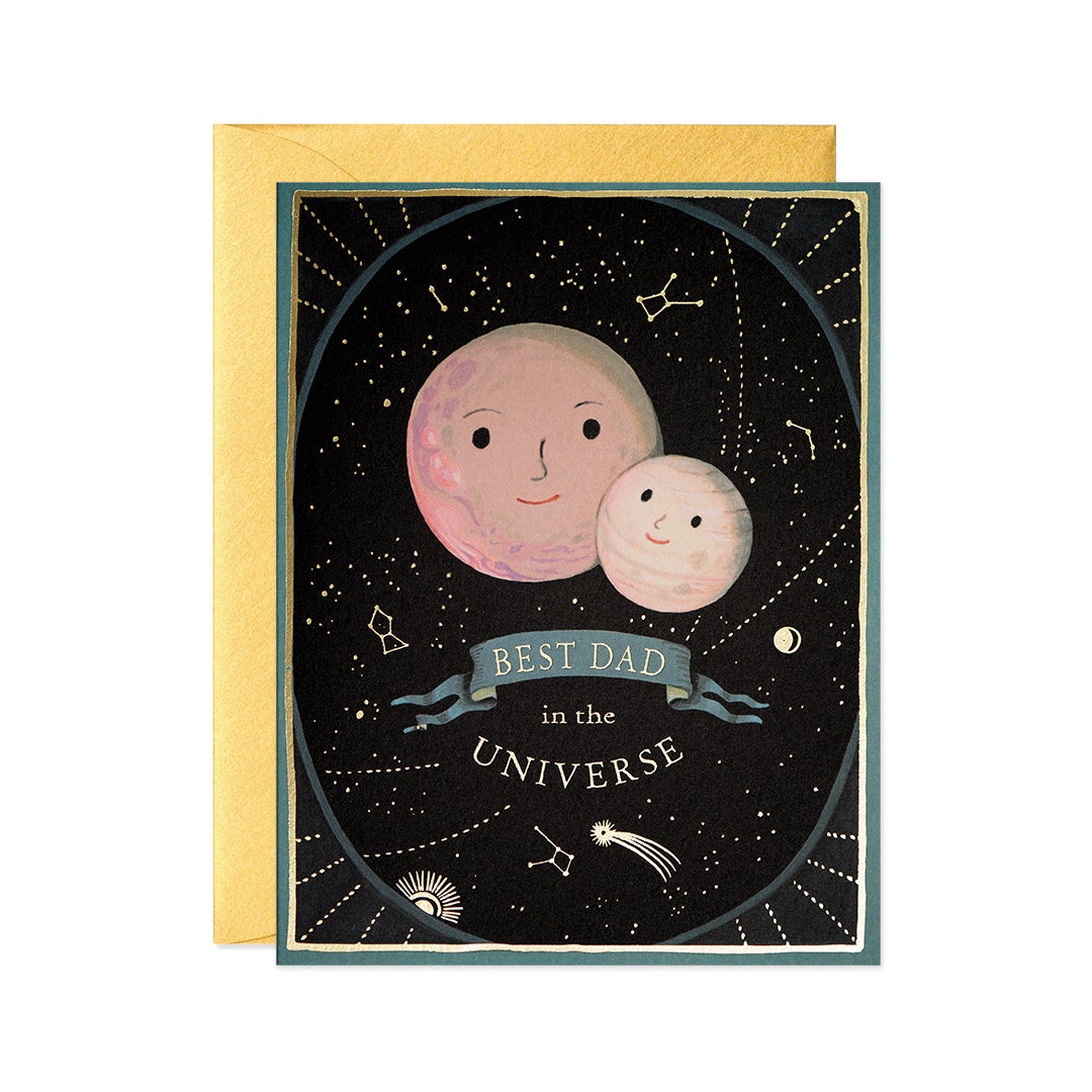 Best Dad In The Universe Card