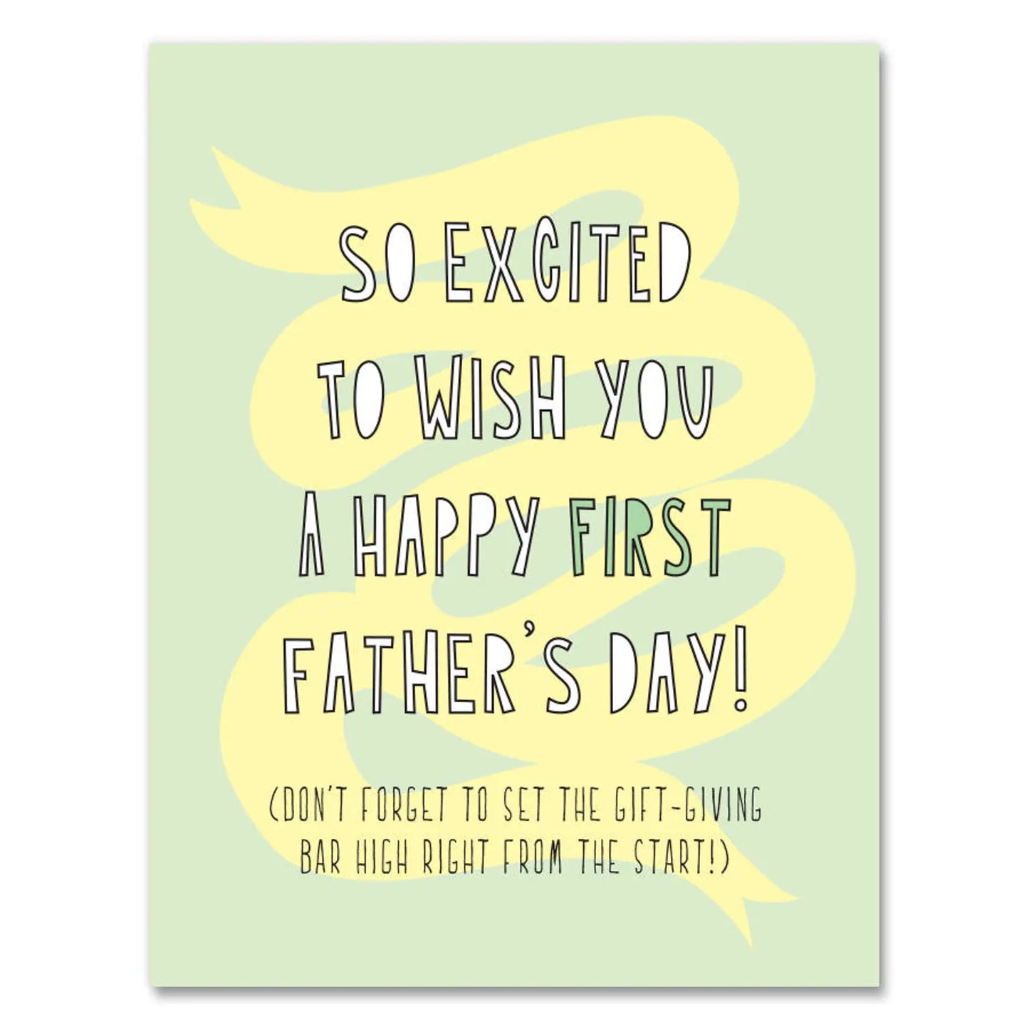 First Father's Day Card