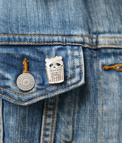 @45 Trash Panda Raccoon Enamel Pin