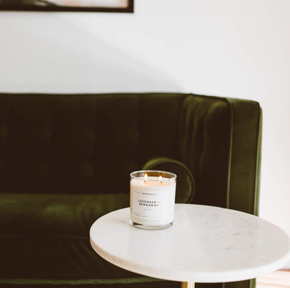 Glass Tumbler Soy Candle Lavender + Bergamot