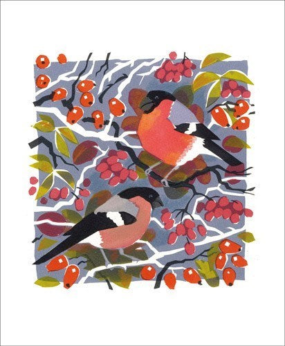 Bullfinches Card